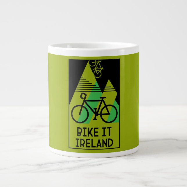 Cycling Ireland Large Coffee Mug (Front)