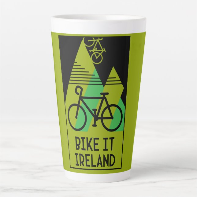 Cycling Ireland Latte Mug (Front)