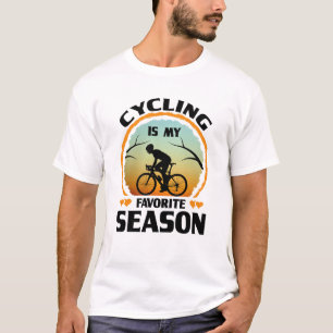 Cycling Is My Favourite Season Funny Surfing Lover T-Shirt