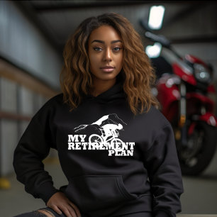 cycling is my retirement plan hoodie
