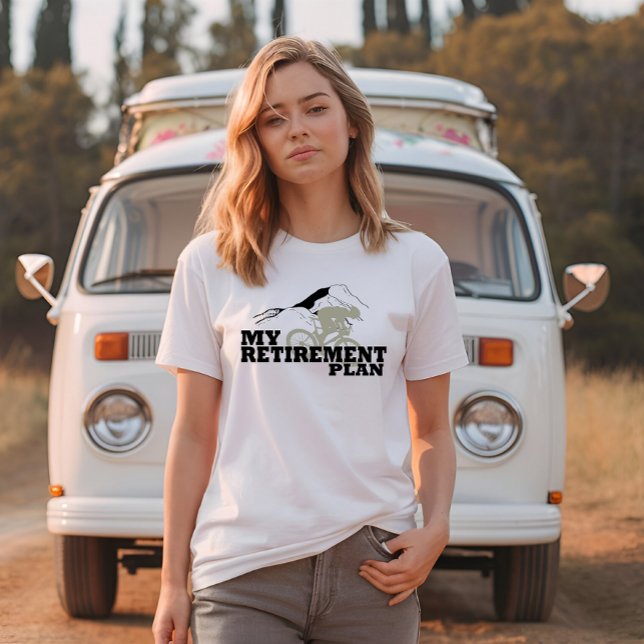 Cycling is my retirement plan T-Shirt (Creator Uploaded)