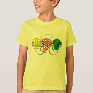Cycling Jerseys Yellow Green and Red Polka Dot T-Shirt