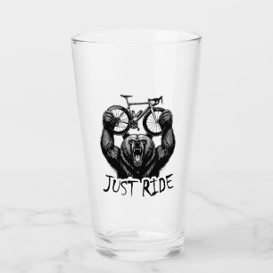 Cycling Just Ride Bear Glass
