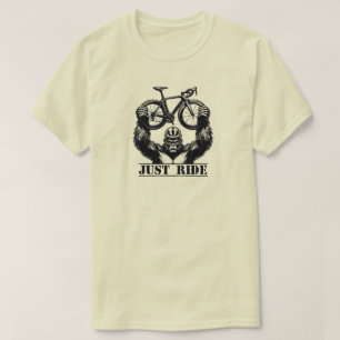 Cycling Just Ride Gorilla T-Shirt