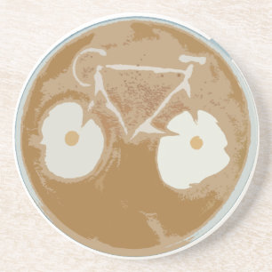 Cycling Latte Art Coaster