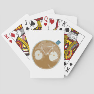 Cycling Latte Art Playing Cards