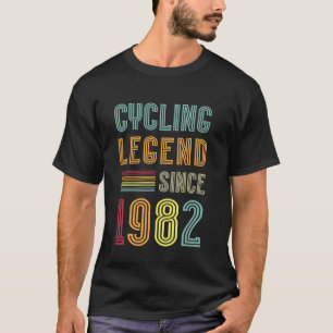 Cycling Legend 1982 Bicycle Sports 43rd Birthday C T-Shirt