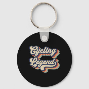 Cycling Legend Bicycle Riding Cyclist Mens Womens Key Ring