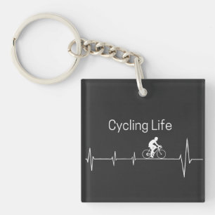 Cycling Life, Heartbeat customisable Key Ring