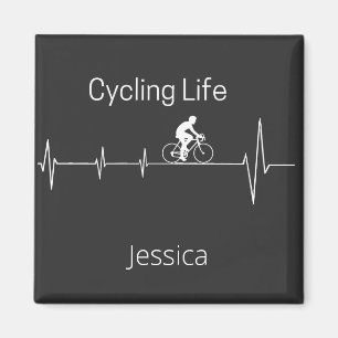 Cycling Life, Heartbeat customisable Magnet