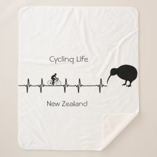Cycling Life, New Zealand customisable Sherpa Blanket