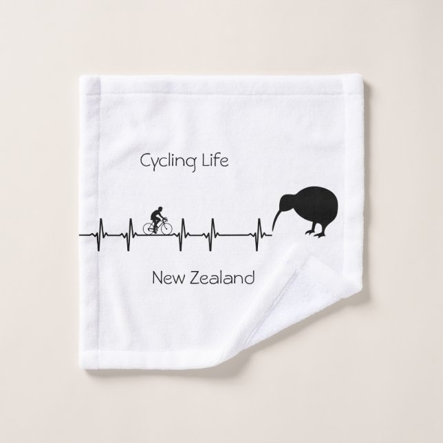 Cycling Life, New Zealand customisable Wash Cloth (Wash Cloth)
