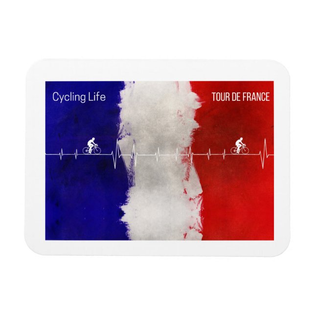 Cycling Life, Tour de France Magnet (Horizontal)