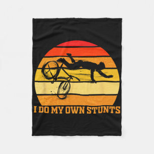 Cycling Lover Cycle Funny Bicycle Vintage I Do My Fleece Blanket