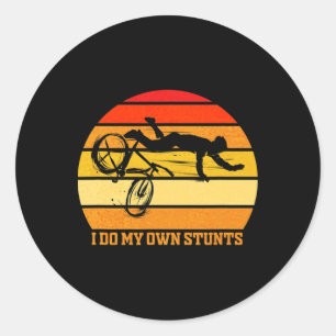 Cycling Lover Cycle Gift For Bike Tour Vintage Bic Classic Round Sticker