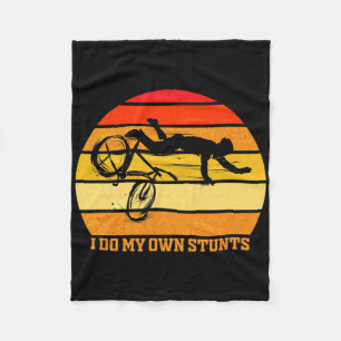 Cycling Lover Cycle Gift For Bike Tour Vintage Bic Fleece Blanket