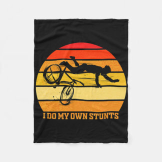 Cycling Lover Cycle Gift For Bike Tour Vintage Bic Fleece Blanket
