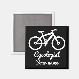 Cycling Lover Cycologist Personalised Gifts Ideas Magnet