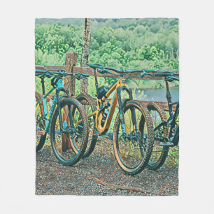 Cycling Lover Gift Fleece Blanket