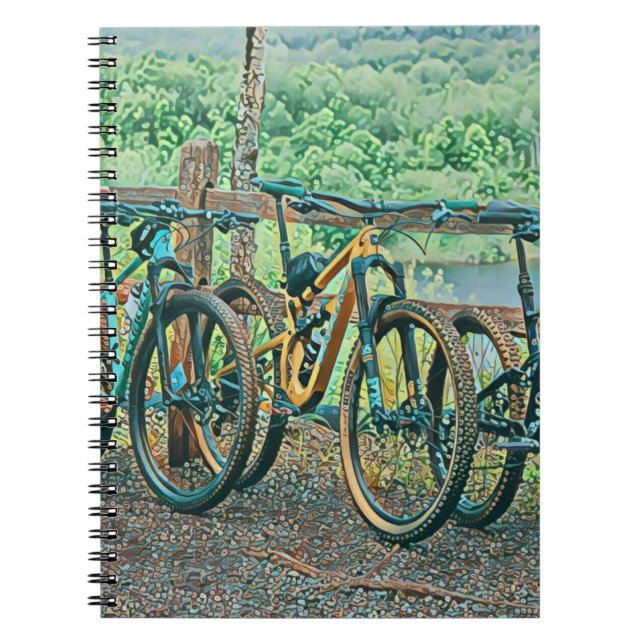 Cycling Lover Gift Notebook (Front)