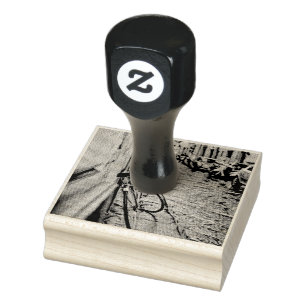 Cycling Lover Gift Rubber Stamp