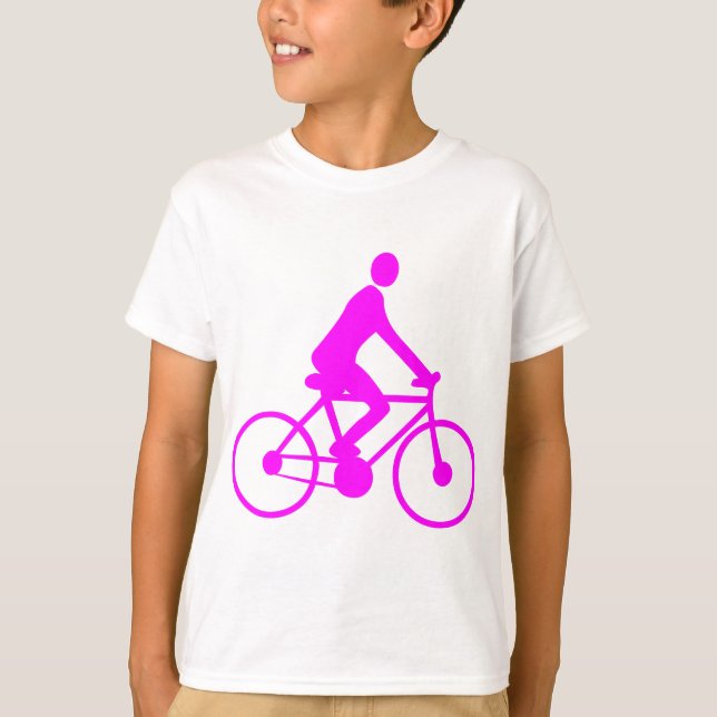 Cycling - Magenta T-Shirt (Front)