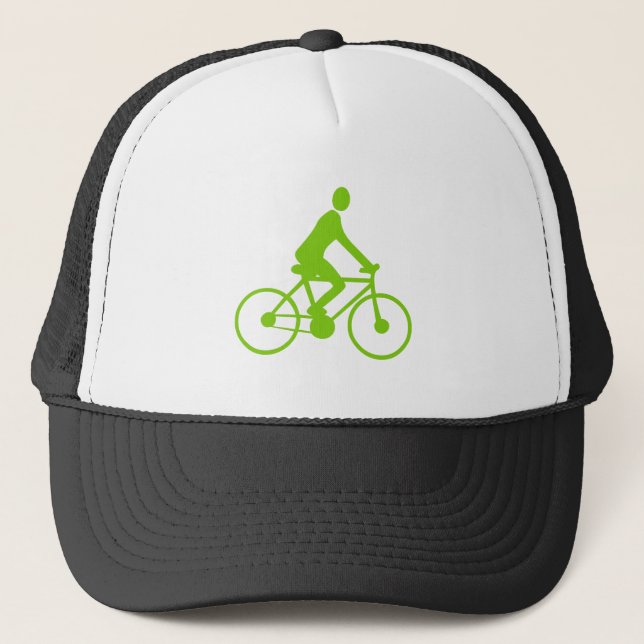 Cycling - Martian Green Trucker Hat (Front)