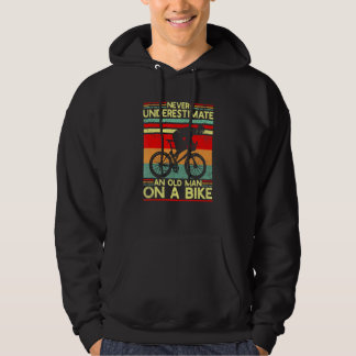 Cycling Men Cycling Grandpa Cyclist Father's Day Hoodie