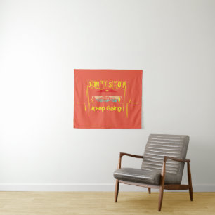 Cycling Motivation Quote  Tapestry