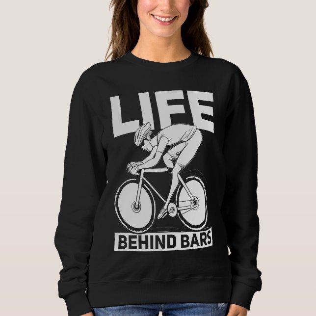Cycling Mountain Bike   Bicycle Biking MTB Sweatshirt (Front)
