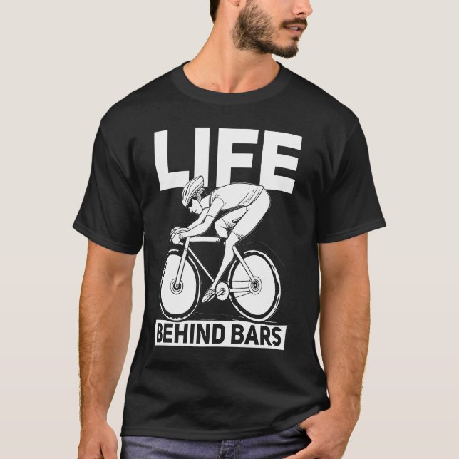 Cycling Mountain Bike   Bicycle Biking MTB T-Shirt (Front)