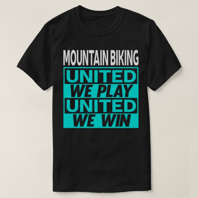 Cycling Mountain Bike Mountain Biker T-Shirt (Design Front)