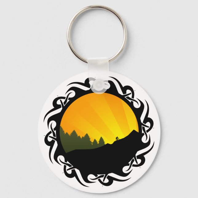 cycling : mountain rayz : key ring (Front)