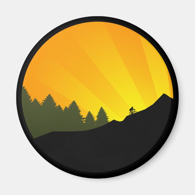 cycling : mountain rayz : magnet (Front)