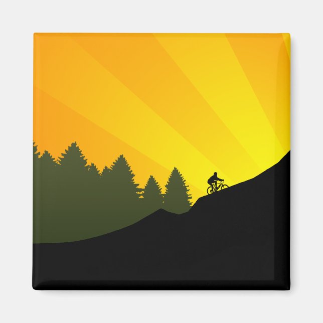 cycling : mountain rayz : magnet (Front)