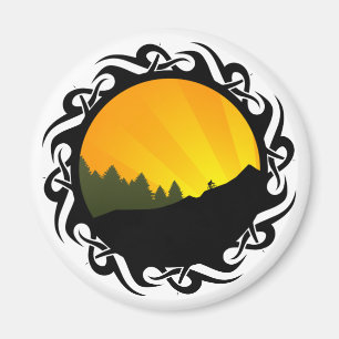 cycling mountain rayz magnet