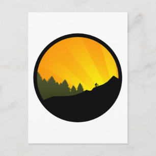 cycling : mountain rayz : postcard
