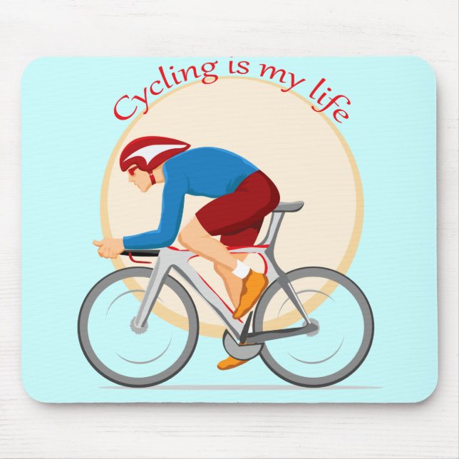 Cycling mouse pad. pad (Front)