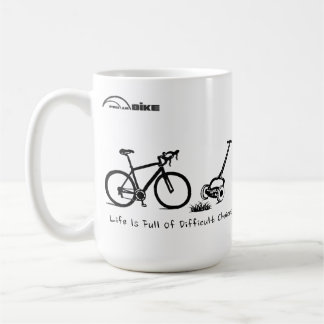 Cycling Mug - Life is Full of Difficult Choices