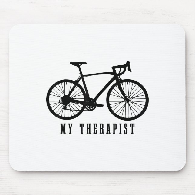 Cycling My Therast Funny Road Bike  Mouse Pad (Front)