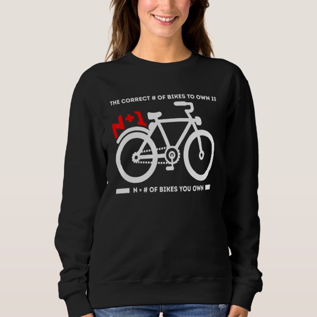 Cycling N1 The Rules Bicycle Riding Cyclist Sweatshirt (Front)