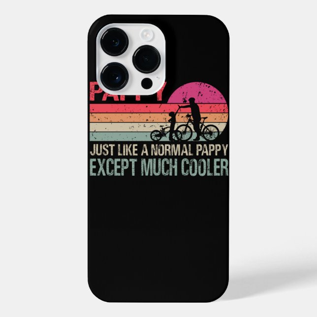 Cycling Pappy Cycle Bike iPhone Case (Back)