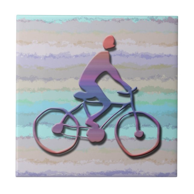 CYCLING PATTERN CERAMIC TILE (Front)