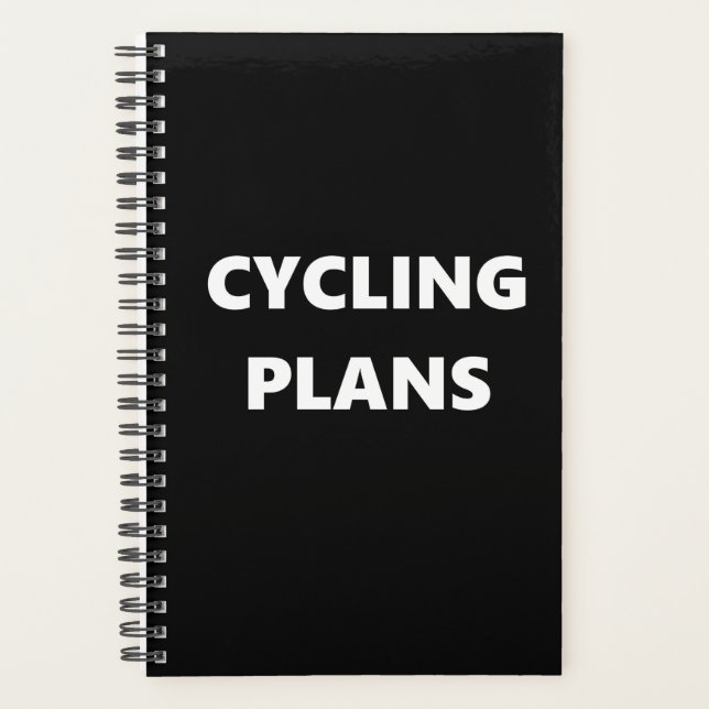 Cycling Planner Sports Theme Cycling Plans (Front)