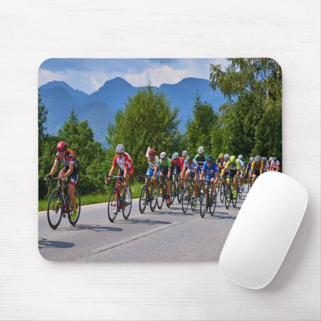 cycling race mouse pad (With Mouse)