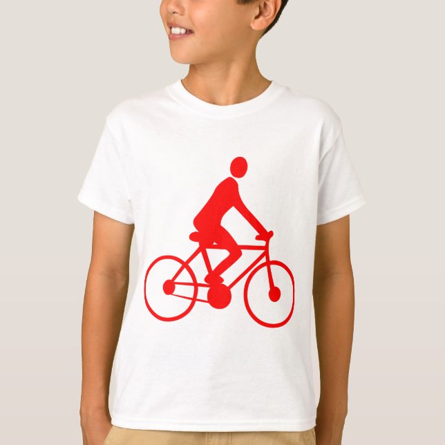 Cycling - Red T-Shirt (Front)
