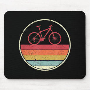Cycling Retro Style For Cyclist Mouse Pad