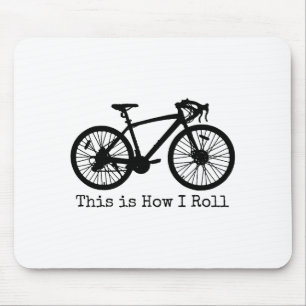 Cycling Road Bike Bicycle Funny Cyclist  Mouse Pad