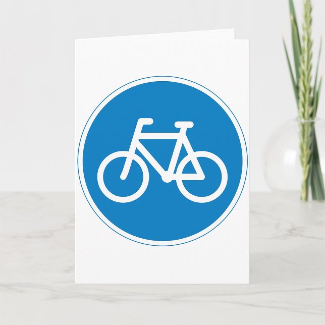 Cycling Road Sign Greeting Cards (Creator Uploaded)