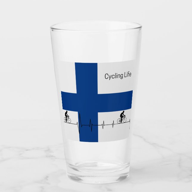 Cycling Scotland Glass (Front)